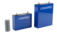 Nella foto: le batterie agli ioni di sodio di Unigrid