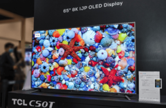 Pannello OLED stampato a getto d&#039;inchiostro TCL CSOT (Fonte: HDTVtest)
