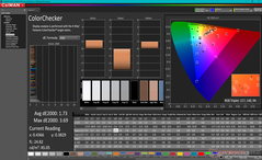 ColorChecker prima della calibrazione