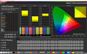 CalMAN: modalita' - Fedelta Colore: Semplice, spazio colore target sRGB