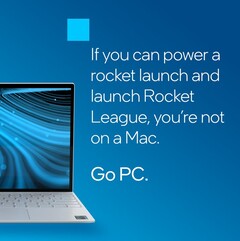 Intel sostiene che Rocket League non può essere giocato su un Mac, anche se è possibile utilizzando CrossOver. (Fonte: Intel)