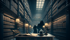 La censura della Commissione Europea come immaginata dall'AI (Fonte immagine: generata con DALL-E 3)