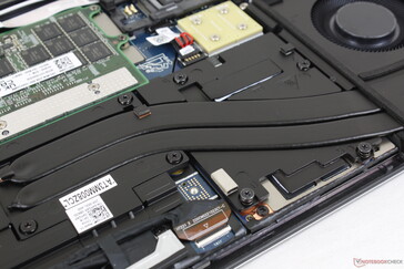 Il modello utilizza l'isolamento termico GORE, simile a quello della serie XPS 15