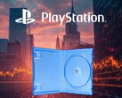 Banner relativo alle azioni Sony raffigurante una custodia fisica di un gioco vuota