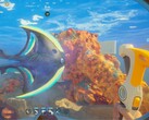 Uno screenshot di una versione moddata di Subnautica 2 che presenta creature uccidibili