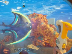 Uno screenshot di una versione moddata di Subnautica 2 che presenta creature uccidibili