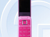 Il prossimo telefono flip di HMD Global dovrebbe essere disponibile solo in un'unica opzione di colore 'Barbie Pink'. (Fonte immagine: TENAA via GSMArena)