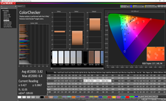 ColorChecker prima della calibrazione