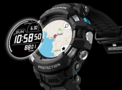 Il Casio G-Shock GSW-H1000 è uno smartwatch Wear OS ruggedized. (Immagine: Casio)