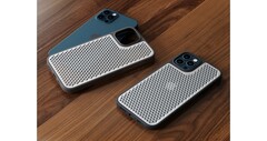 L'iPhone 12 Pro con la sua nuova custodia cheesegrater. (Fonte: Yanko Design)