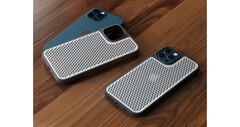 L&#039;iPhone 12 Pro con la sua nuova custodia cheesegrater. (Fonte: Yanko Design)