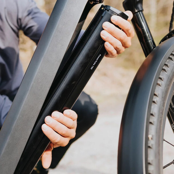 La batteria PowerTube 540 di Bosch avrà lo stesso peso di quella PowerTube 500. (Fonte: Bosch)