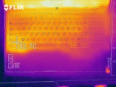 Sviluppo del calore lato superiore (idle)