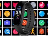 Il Mi Band 6 porterà avanti le molte funzioni del Mi Band 5, ma con nuovi strumenti. (Fonte immagine: Xiaomi (Mi Band 5)/MagicalUnicorn - modificato)