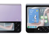 Il Samsung Galaxy Z Flip5 avrà uno schermo di copertura più utilitaristico. (Fonte: @UniverseIce su Twitter)