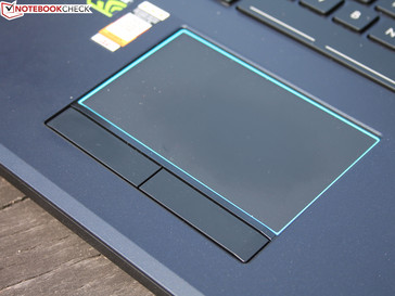 Touchpad con pulsante dedicato