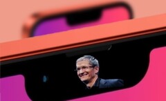 Sembra che Tim Cook preferisca che il notch dell&#039;iPhone venga ridotto piuttosto che bandito. (Fonte immagine: CNET - modificato)