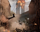 Una schermata del trailer di Battlefield 6 che mostra il ponte di Manhattan a Brooklyn (fonte: SteamDB)