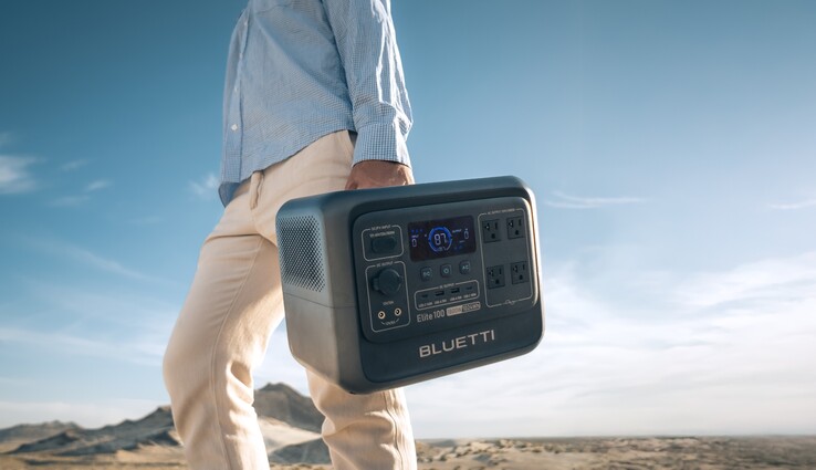 La centrale elettrica portatile Bluetti Elite 100 V2 pesa 11,5 kg (25,3 libbre) (Fonte: Bluetti)