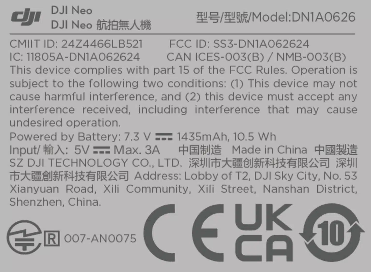 Carrello Di Atterraggio Pieghevole Per DJI NEO 2 – Supporto In ABS Leggero, Rialza Il Drone Di 20 Mm, Protegge Corpo E Sensori. Compatibile E Facile Da Riporre!