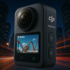 Un'immagine concettuale del DJI Osmo 360 basata su immagini FCC trapelate. (Fonte: Hakasushi)