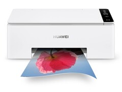 La stampante a getto d&#039;inchiostro a colori Huawei PixLab V1 fa parte di una serie di nuovi dispositivi rilasciati con HarmonyOS 3. (Fonte: Huawei)