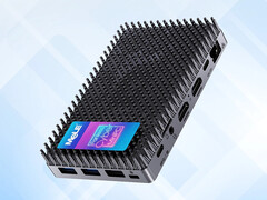 Il mini PC Cyber X1 costa circa 349 dollari nell&#039;UE. Nella foto: il design del sistema. (Fonte immagine: MeLE - modificato)