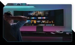 Il monitor da gioco Samsung Odyssey OLED G95SC ha ricevuto un sostanziale taglio di prezzo (immagine tramite Samsung)