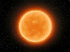Un rendering d&#039;artista di Betelgeuse nella costellazione di Orione. (Fonte immagine: © Nazarii_Neshcherenskyi - SHUTTERSTOCK)