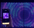 Il fondale LED Twinkly Lightwall risponde all'audio. (Fonte: Twinkly)