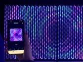 Il fondale LED Twinkly Lightwall risponde all'audio. (Fonte: Twinkly)