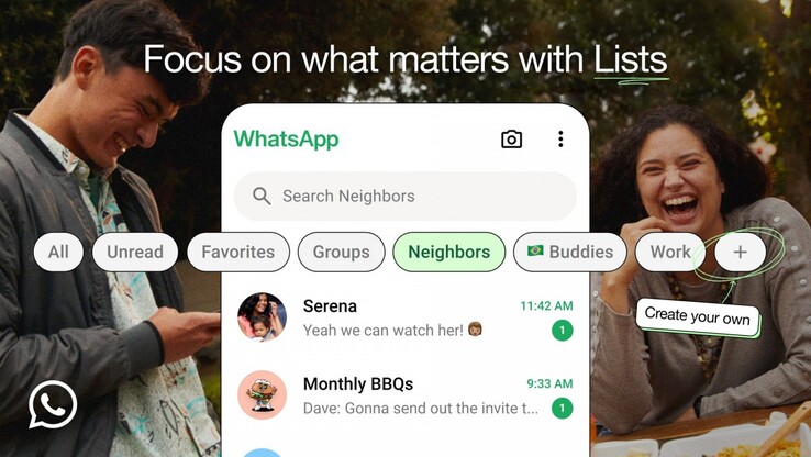 L'ultima funzione di WhatsApp, gli Elenchi Personalizzati. (Fonte immagine: WhatsApp)