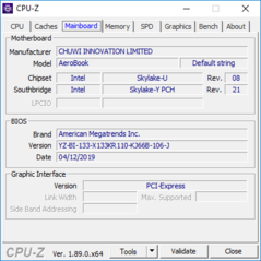 CPU-Z: Scheda madre