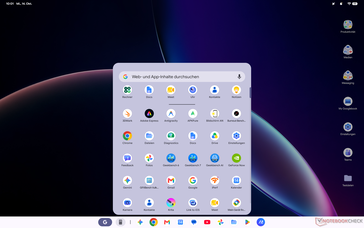 Menu Start di Googlebook OS