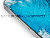 Un rendering dell'iPhone 15 Pro con pulsanti hardware tradizionali. (Fonte: MacRumors &amp; @URedditor)