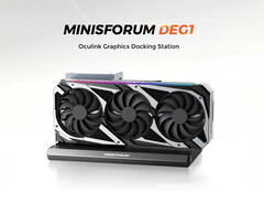 MINISFORUM sta vendendo il DEG1 a livello globale, ma solo in quantità limitate per il momento. (Fonte: MINISFORUM)