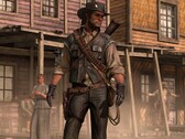 John Marston in una scena cittadina di Red Dead Redemption (Fonte: Rockstar Games)