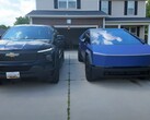 Il Tesla Cybertruck deve affrontare la dura concorrenza dei pick-up elettrici concorrenti, tra cui la Chevrolet Silverado EV. (Fonte immagine: Lamar MK via YouTube)