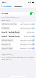 iOS - Gestione dispositivi Bluetooth