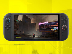 Charles condivide anche il fatto che la versione Switch 2 di Cyberpunk 2077 ha dovuto subire molte modifiche a livello di motore. Nella foto: il gioco in esecuzione sulla console portatile. (Fonte: CDPR e Nintendo)