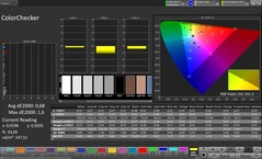 Display interno: ColorChecker (Profilo: Professionale, Spazio colore di destinazione: sRGB)-
