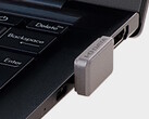 L'unità flash I-O Data SSPJ-UTC si trova a filo con la porta USB-C. (Fonte: I-O Data)