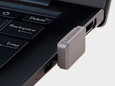 L'unità flash I-O Data SSPJ-UTC si trova a filo con la porta USB-C. (Fonte: I-O Data)