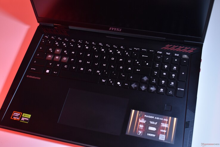 MSI Raider A18: Tastiera