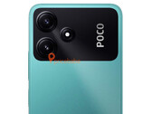 Il POCO M6 Pro 5G nella versione turchese. (Fonte: Pricebaba)