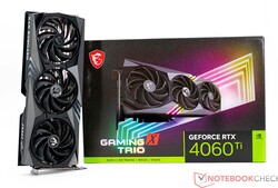 MSI GeForce RTX 4060 Ti Gaming X Trio 8G recensione: campione di prova fornito da Nvidia Germania