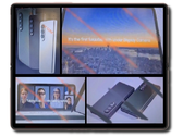 Il Samsung Galaxy Z Fold 3 sarà apparentemente dotato di una fotocamera sotto il display. (Fonte immagine: Samsung (Galaxy Z Fold 2) /AndroidNext - modificato)