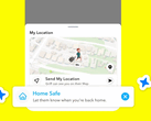 La funzione Home Safe di Snapchat (Fonte: Snapchat)