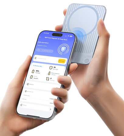 La funzione NFC del power bank (traduzione automatica)