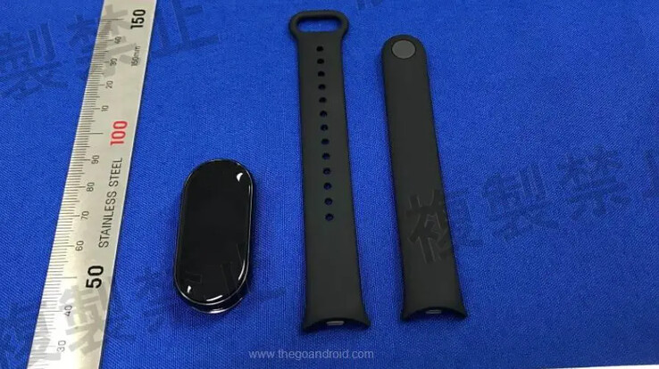 Una presunta foto della Xiaomi Smart Band 8. (Fonte: GoAndroid)